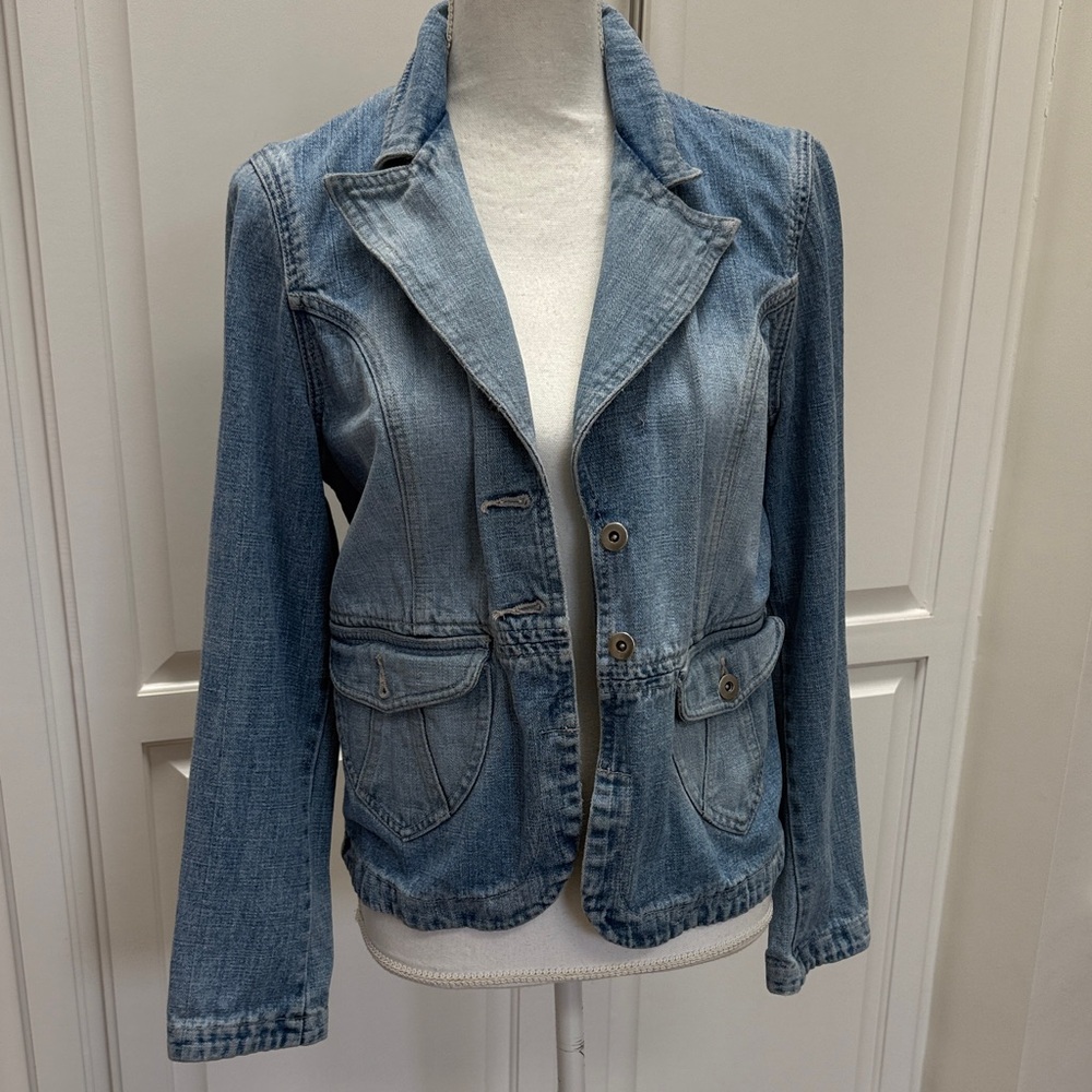 Classic Blue Denim Jacket for Women